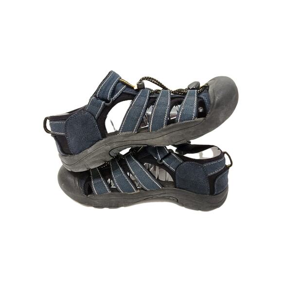 Keen Newport H2 Sandals Mens 6 Navy Blue Closed Toe Water Hiking Sport Hybrid - Picture 9 of 10